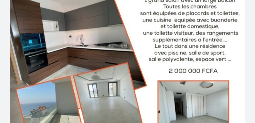 APPARTEMENT F4 A LOUER A OUAKAM