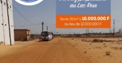 TERRAINS A VENDRE AU LAC ROSE DAKAR