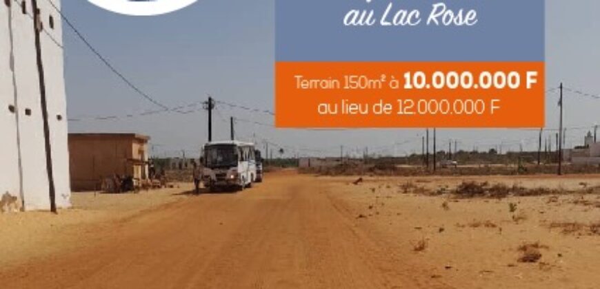 TERRAINS A VENDRE AU LAC ROSE DAKAR