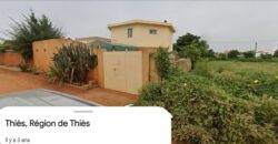 Villa R+1 3 ch à vendre – Thiès Fahu 2 (titre foncier)