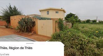 Villa R+1 3 ch à vendre – Thiès Fahu 2 (titre foncier)