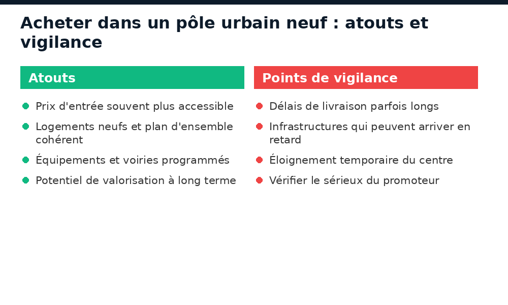Acheter dans un pôle urbain neuf au Sénégal : atouts et points de vigilance