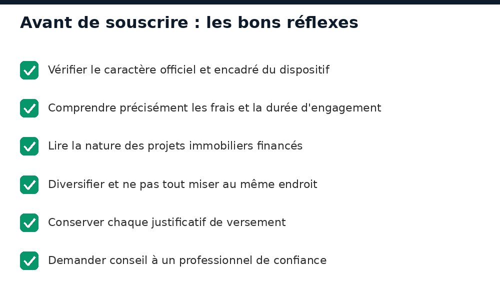 Checklist des bons réflexes avant de souscrire au Fonds Immobilier de la Diaspora sénégalaise