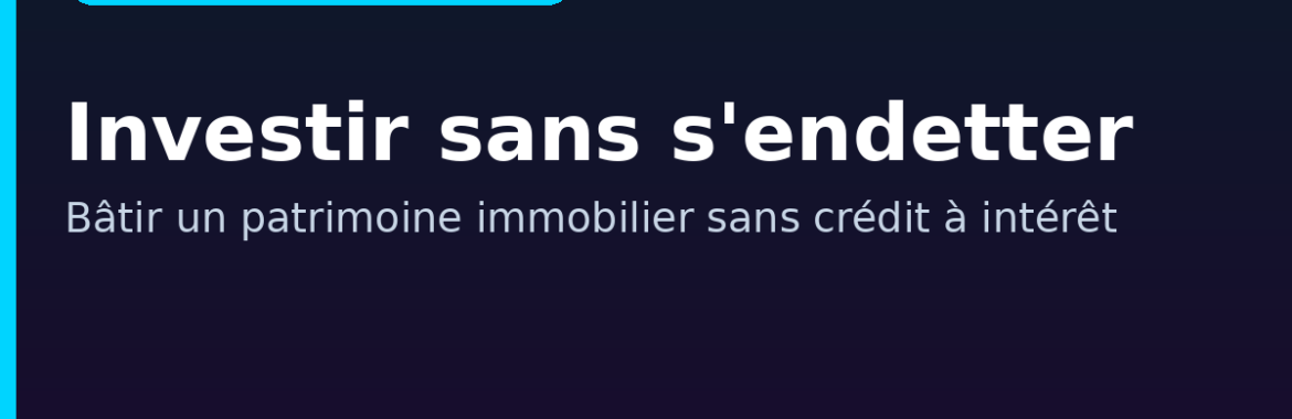 Investir dans l&rsquo;immobilier au Sénégal sans s&rsquo;endetter : la méthode pas à pas