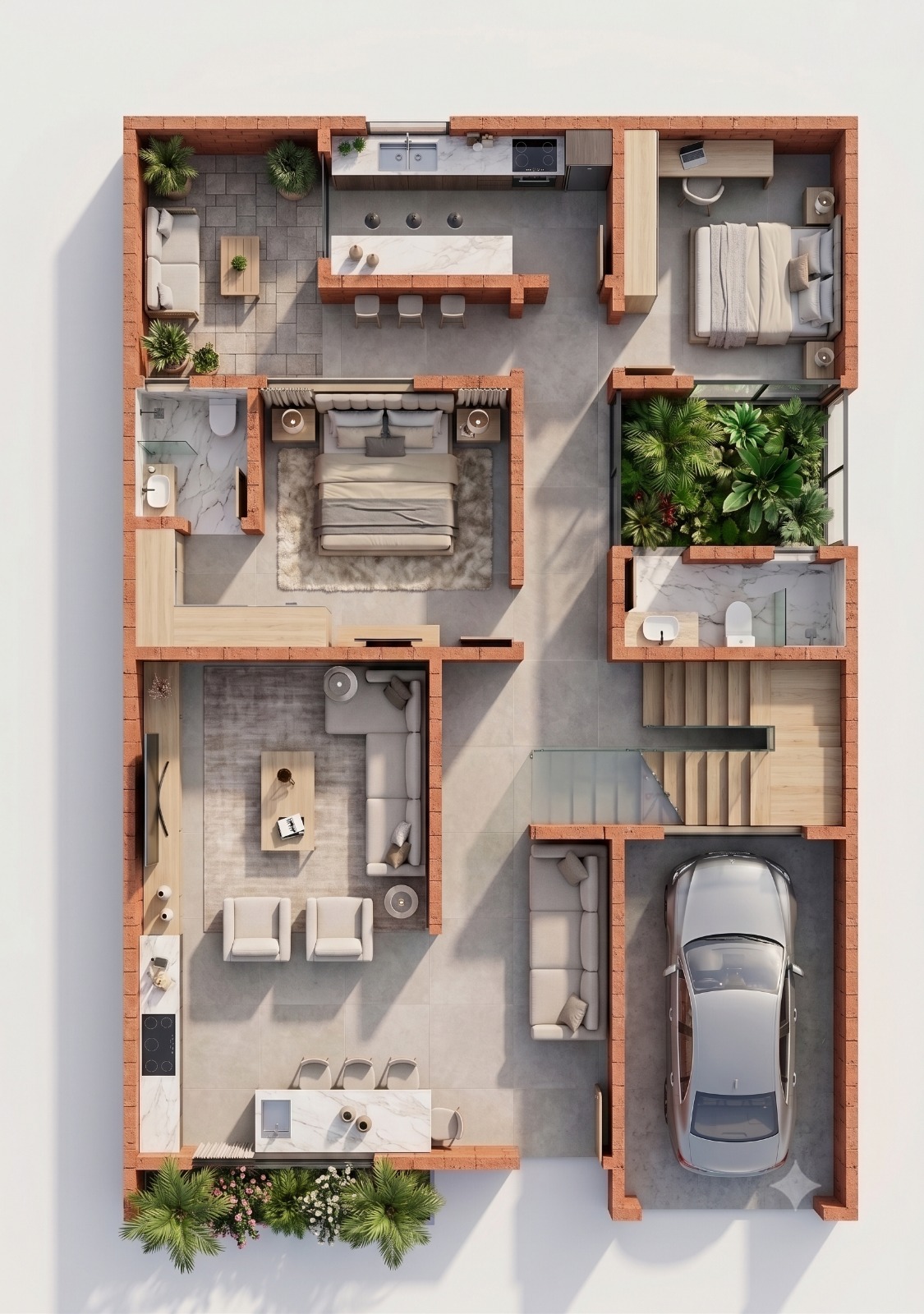 Villas F3, F4, F5 à vendre – Résidence Fanaila, Lac Rose