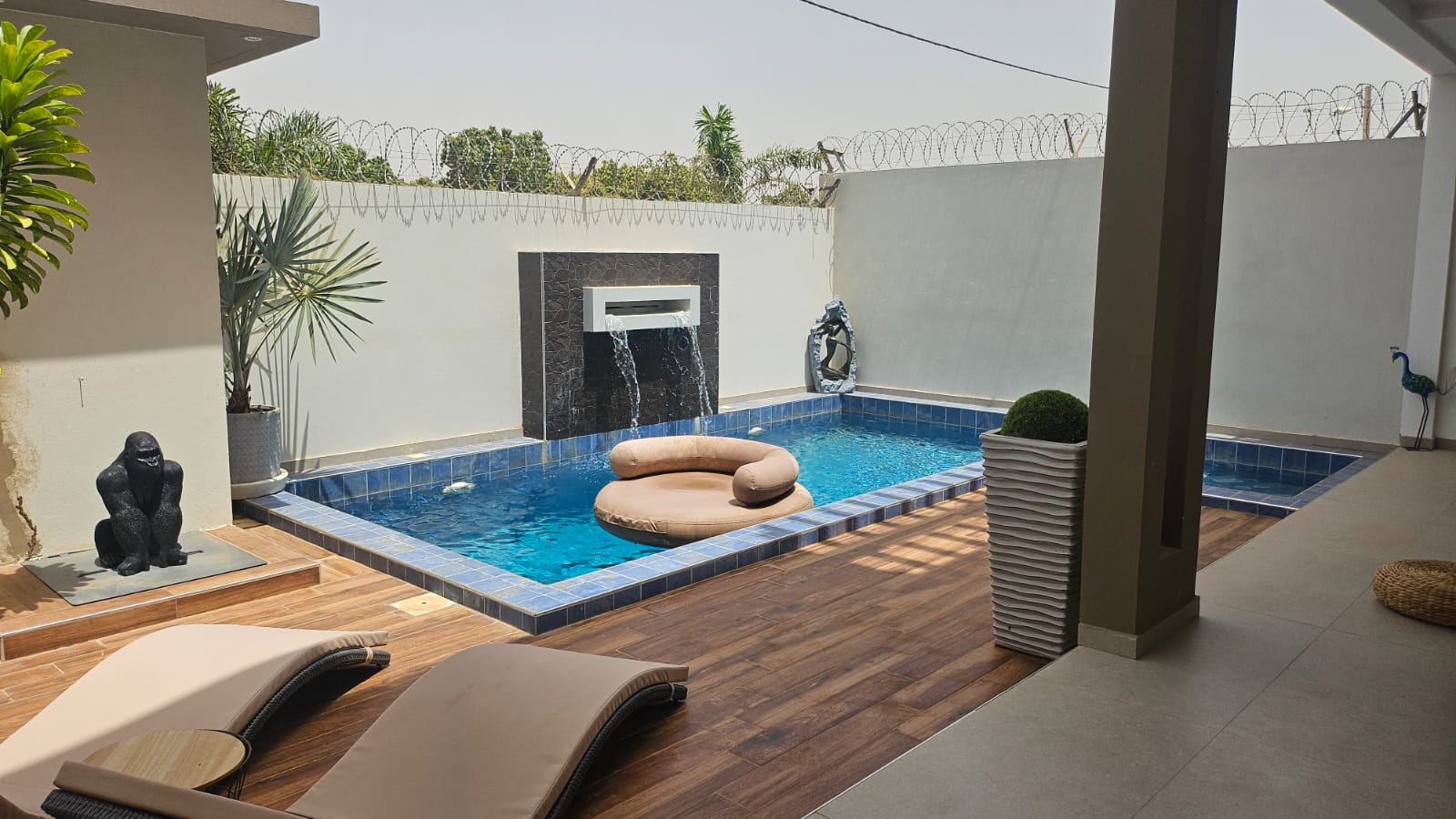 Villa 3 ch meublée à louer – Ngaparou, Petite Côte