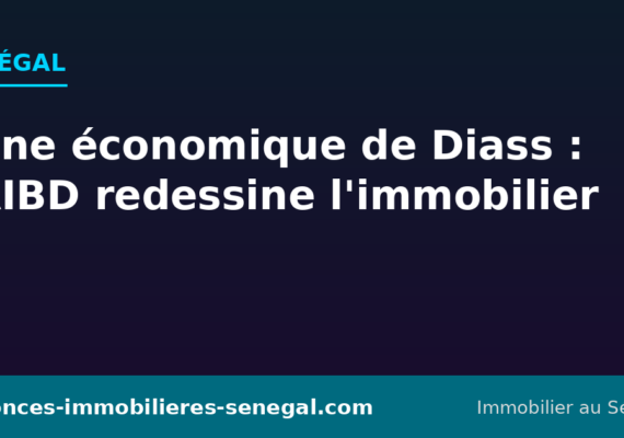 Zone économique de Diass : l&rsquo;AIBD redessine l&rsquo;immobilier près de Dakar