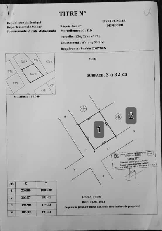Hôtel 14 chambres avec piscine à vendre – Warang, Mbour